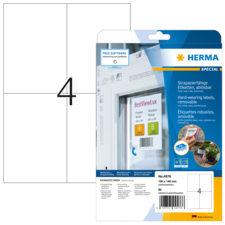 HERMA SPECIAL A4 Folieetiketter vit