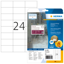 HERMA SPECIAL A4 Folieetiketter vit