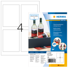 HERMA SPECIAL A4 Flasketiketter