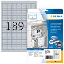 HERMA SPECIAL A4 Typskyltar etiketter